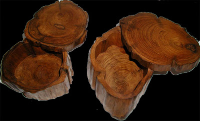 Teak boxes