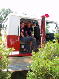 personnel aboard apparatus