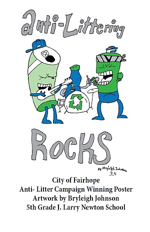 Bryleigh Johnson's award winning Anti Littering t-shirt_design