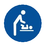 Bahais' diaper changing